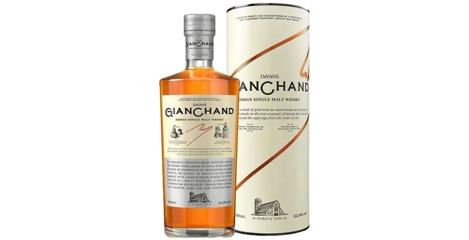 DeVANS GianChand Indian Single Malt Whisky won a Double Gold Medal at the San Francisco World Spirits Competition